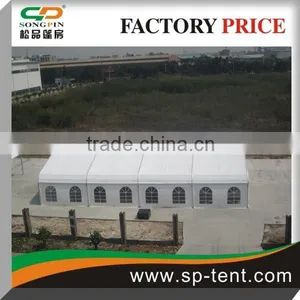 Big Aluminum Frame Clear Pvc Shelter Curved Tent 25x30m on Sale thumbnail-6