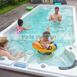 Outdoor Spa Pool for Garden Used Freestanding Acrylic Pool Spa Hot Tub thumbnail-1