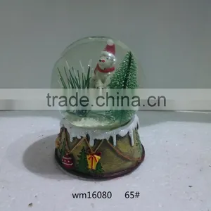 2016 Hot Sales Christmas Snow Globe Water Ball With LED Light thumbnail-1