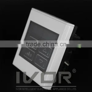 Good Quality IVOR 220V Central Air-Conditioner Thermostat Digital AC Thermostat Switch PC Frame SK-AC2300B Champagne Gold thumbnail-5
