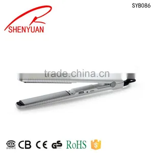 Hot New Year Professional Human Hair Machine CE/RoHS Approval Ceramic Coating Hair Straightener Made in China Wholesale thumbnail-1