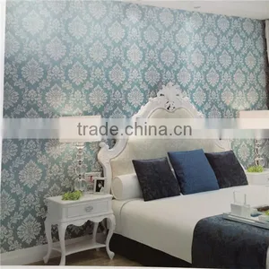 2016 Home Decorative Cheap Embossing Vinyl PVC Wallpaper Building Material thumbnail-2