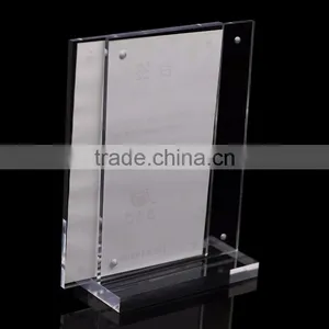 Bulk Stocked Hotel Restaurant Desktop Acrylic b4 Sized Display Folders (XJJD24) thumbnail-2