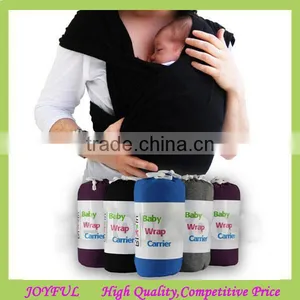 OEM Comfortable Baby Wrap Carrier Baby Sling Carrier Wrap Great for Discrete Easy Breastfeeding thumbnail-1