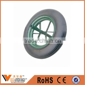 Cheap Wheelbarrow Tire /rubber Wheel for Trolley /Pneumatic Wheels for Wheel Barrow thumbnail-1
