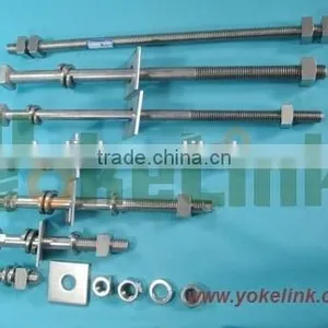 316 Stainless Steel Square Head Machine Bolt With Nut thumbnail-1