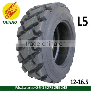 12x16.5 Bobcat Skid Steer Tire L5(SKS-5) Direct From Factory thumbnail-1