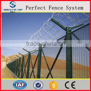 Hot Dipped Galvanized Metal Fence Used Outdoor Anti Climb 358 Security Fence Panels thumbnail-4
