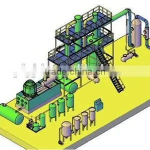 Horizontal Type Tyre Oil Distillation Plant Recycling Furnace Oil 10Ton thumbnail-1