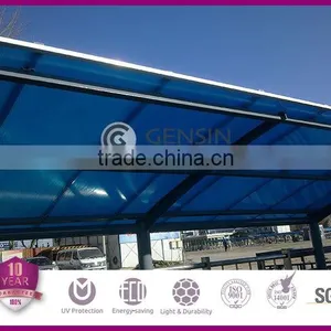 Haining Gensin U-lock Multiwall Polycarbonate Hollow Sheet Building Material thumbnail-5