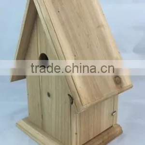 FSC Derictional Hot Selling Wooden Birdhouse /bird Cage,decor Garden thumbnail-3