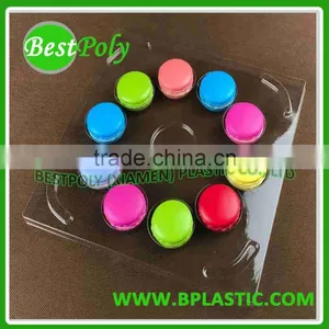 New Style Round Plastic Insert Tray for 10pcs Macarons thumbnail-1