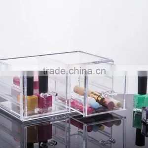 Two Square Storage Acrylic Jewelry & Cosmetic Organizer thumbnail-1