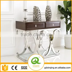 F359 Bedroom Furniture Modern Walnut MDF Sideboard thumbnail-1