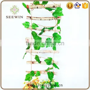 The Rural Custom Festival Decorates Birch Hemp Rope Ladder thumbnail-1