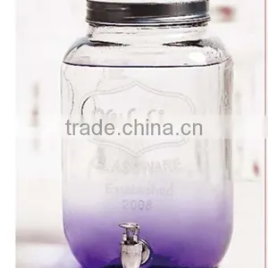 8L Square Glass Beverage Dispenser With S/s Tap thumbnail-1