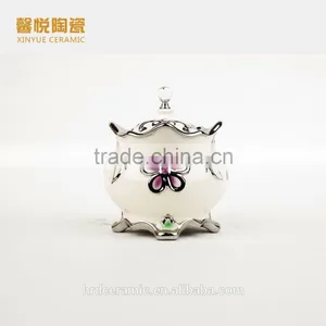 Factory Hot Sale Smoking Clear Ashtray, High Electroplating Ceramic Ashtray thumbnail-2