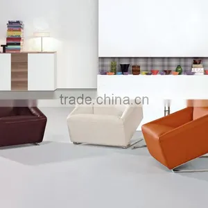 Leather Reclining Single Sofa Chair Bed thumbnail-1