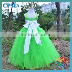 Flower Baby Girls Tutu Grown 3Layers Fairy Dress With Bow Belt thumbnail-1