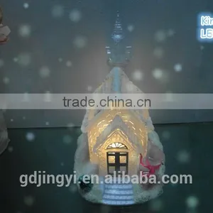 2015Dongguan Acrylic 7inch Snow House With LED Color-changing Light thumbnail-5