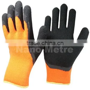 NMSAFETY 7 Gauge Latex Foam Winter Glove for Cool Enviroment Safety Working Gloves thumbnail-1