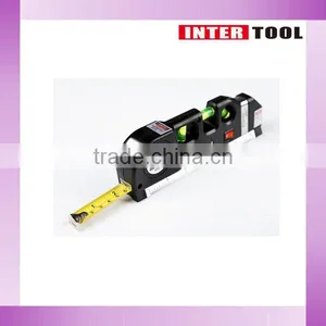 4 in 1 New Multi-Functional Measuring Tools Spirit Level Measure Tape Ruler Laser Detector thumbnail-1