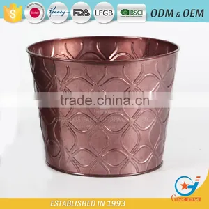 Homeware Iron and Zinc Powder Coated Galvanized Floral Buckets Metal Flower Buckets thumbnail-1