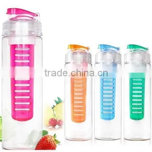 Tritan Plastic BPA Free Fruit Infuser Water Bottle 700ml thumbnail-3