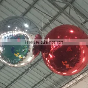 Hot Sale PVC Inflatable Crystal Ball Inflatable Silver Mirror Ball for Sale thumbnail-5