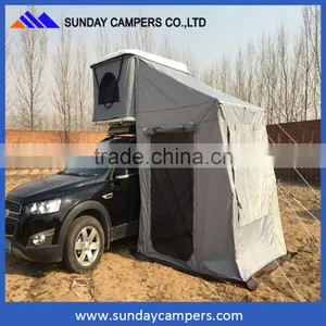 4x4 Off-road Hard Shell Canvas Camping Roof Top Tent for Sale thumbnail-2