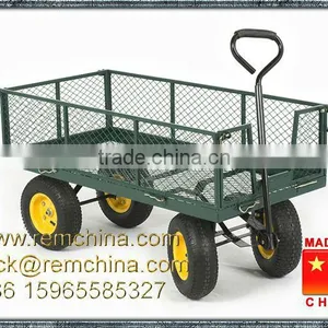 Large Garden Cart Truck Trolley 300kg Four Wheel TC4205E thumbnail-1
