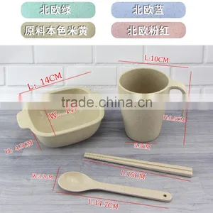 New Material Wheat Straw Packing Cup and Bowl Tableware Production thumbnail-3