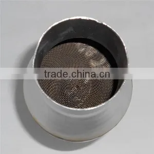 EURO 4 CPSI 200 Stainless Steel Metal Honeycomb Catalytic Converter thumbnail-4