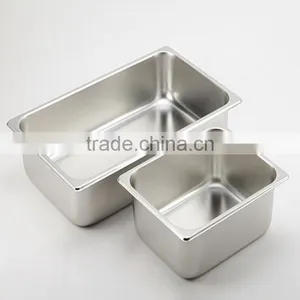 Stainless Steel Regular Food Container 1/2Gn Pan Resturant Equipment Gn Container Catering Food and Ice Cream Pan thumbnail-1