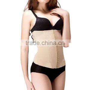 Women's Elastic Lace Embroidery Waist Cincher Postpartum Slim Invisible Waist Trainer With Paypal Terms thumbnail-1