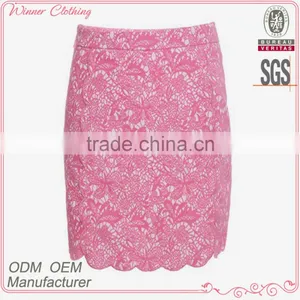 2016 Summer Hot Sexy Wrap Women's Clothing Garment Apparel Direct Factory OEM/ODM Manufacturing Lady's Lace Skirt thumbnail-1