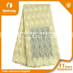 Newest Arrival Swiss Voile Lace Dress Making Lace Fabric thumbnail-2