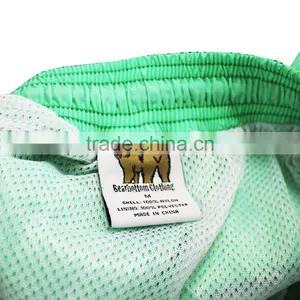 2017 Wholesale Elastic Waist Shorts for Men Swim Trunks Embroidery thumbnail-4