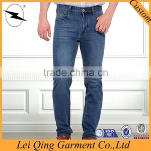 Blue Solid Mens Jeans Pants Stock Lot thumbnail-1