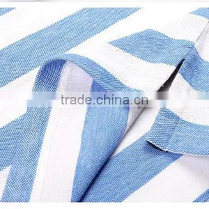 High Quality Latest White And Green Stripe Polo Shirts Pattern For Men 100% Cotton thumbnail-6