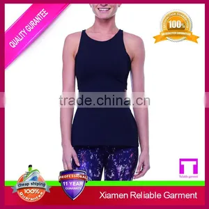 Factory Directly Slim Fit Cotton Plain Black Wholesale Tank Top Womens Tops Clothing thumbnail-1