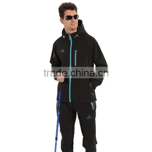 2017 Spring New Style Outdoor Jacket Hooded Softshell Jacket thumbnail-6