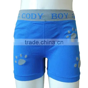 Funny Blue Kids Underwear Cheap Seamless Boy's Boxer Shorts Underwear thumbnail-1