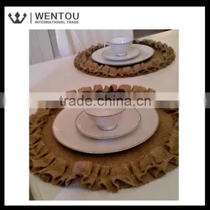 Wholesale Funny Christmas Burlap Placemats thumbnail-3