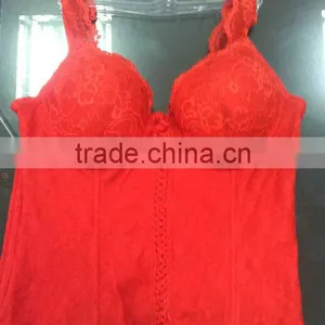 Latex Waist Cincher Hot Shapers Waist Training Corsets Sexy Lace Bra Body Shaper Shapewear Slimming Underwear Body Shaper thumbnail-1