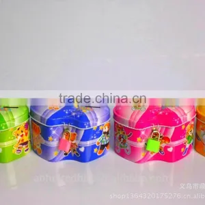 Redhill Personality Double Heart Shape Saving Cans,money Boxes,metal Can thumbnail-3