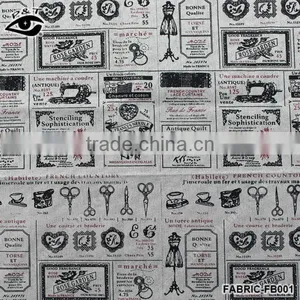 Cotton Fabric Linen Fabric for DIY Bags Bolster Table Cloth Tablecloth thumbnail-2