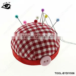 DIY Tools Sewing Accessories Red Checker Pin Cushion thumbnail-1