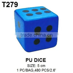1pc 15 Inch Plastic Big Dice Soft Cubes Sport Dice thumbnail-6