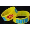 Debossed Logo With Color Filled Silicone Wristband thumbnail-1